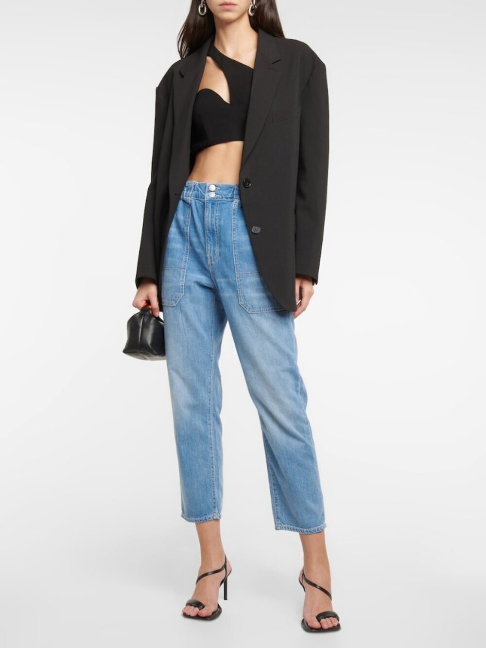 Veronica Beard Arya Straight High Rise Jeans Size 25